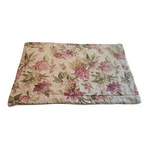 Croscill Home Floral Reversible Quilted King Pillow Sham Pavilion